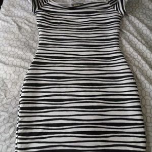 Black& white Stripe Dress.